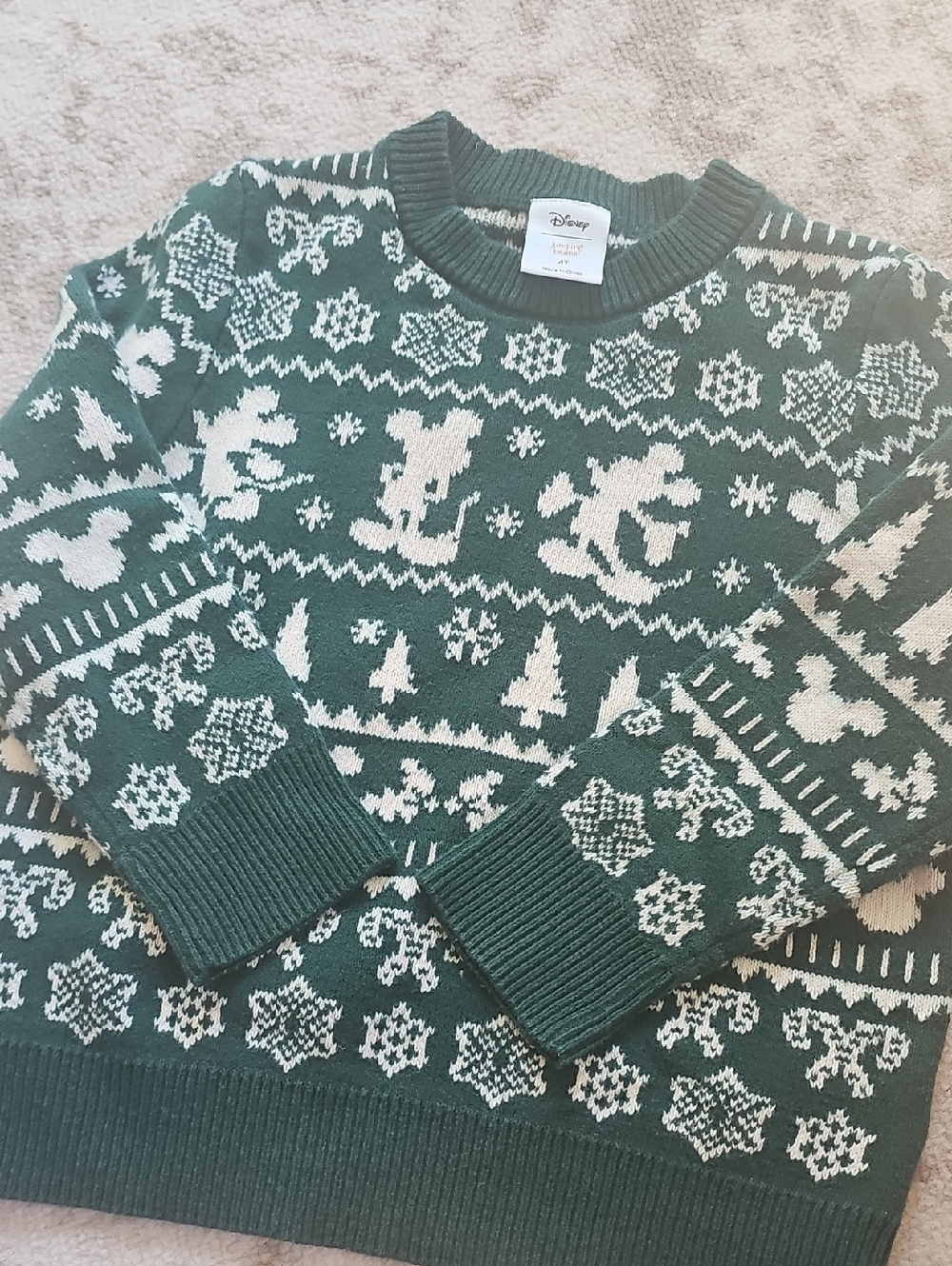 Mickey Holiday Knit Sweater